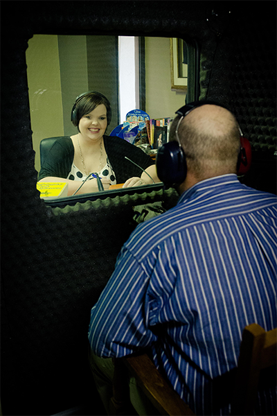 YVDW audiologists - hearing test in action